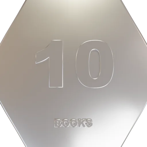 10 books badge