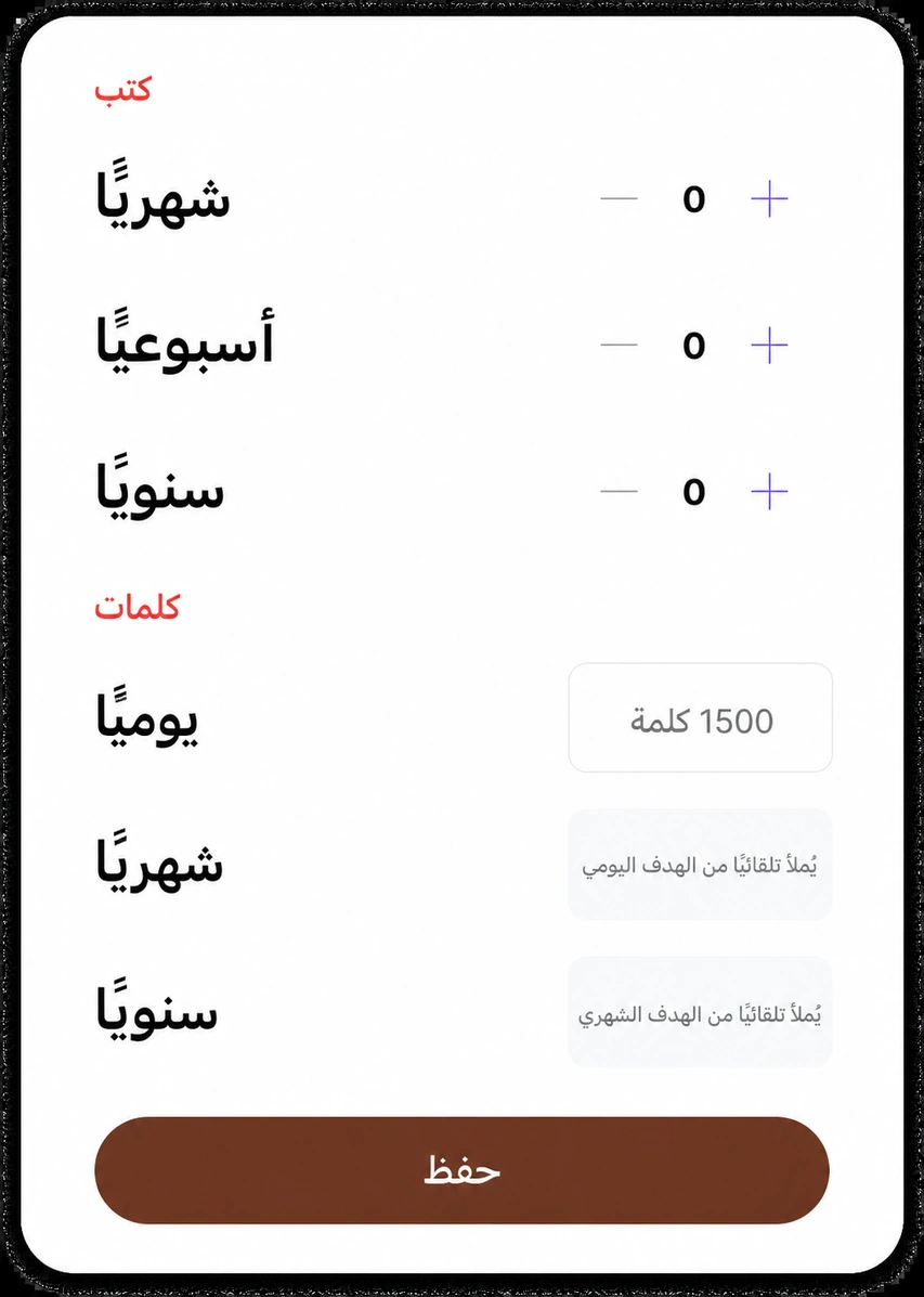 إعداد صحيفة عن الكتب والكلمات