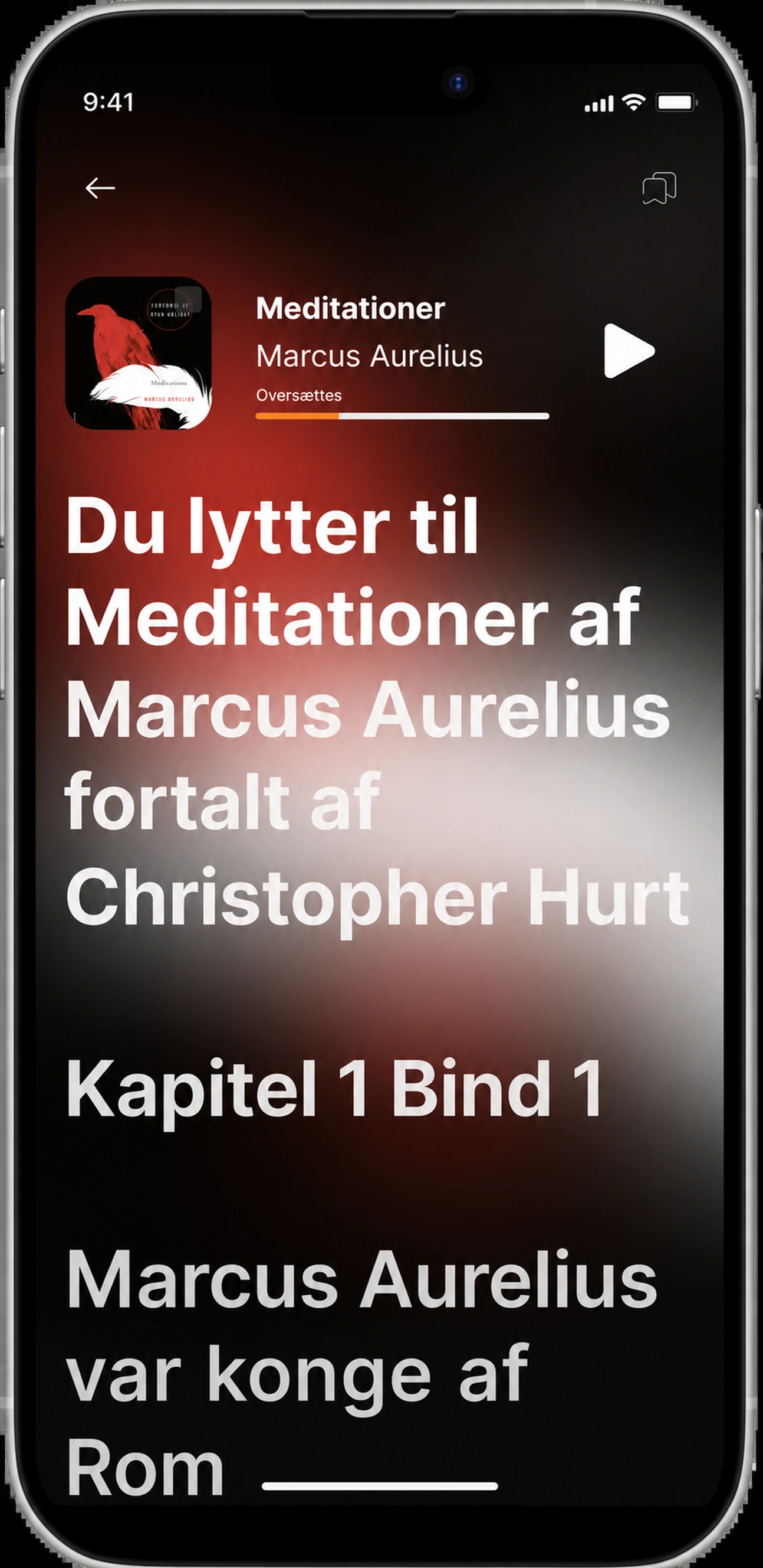 HushBook transskribering Meditation til levende ord- niveau karaoke